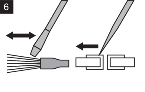SET INSTRUMENTE PENTRU VOREL 79398 LIPIT, 6 BUC.