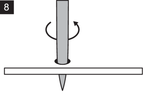 SET INSTRUMENTE PENTRU VOREL 79398 LIPIT, 6 BUC.