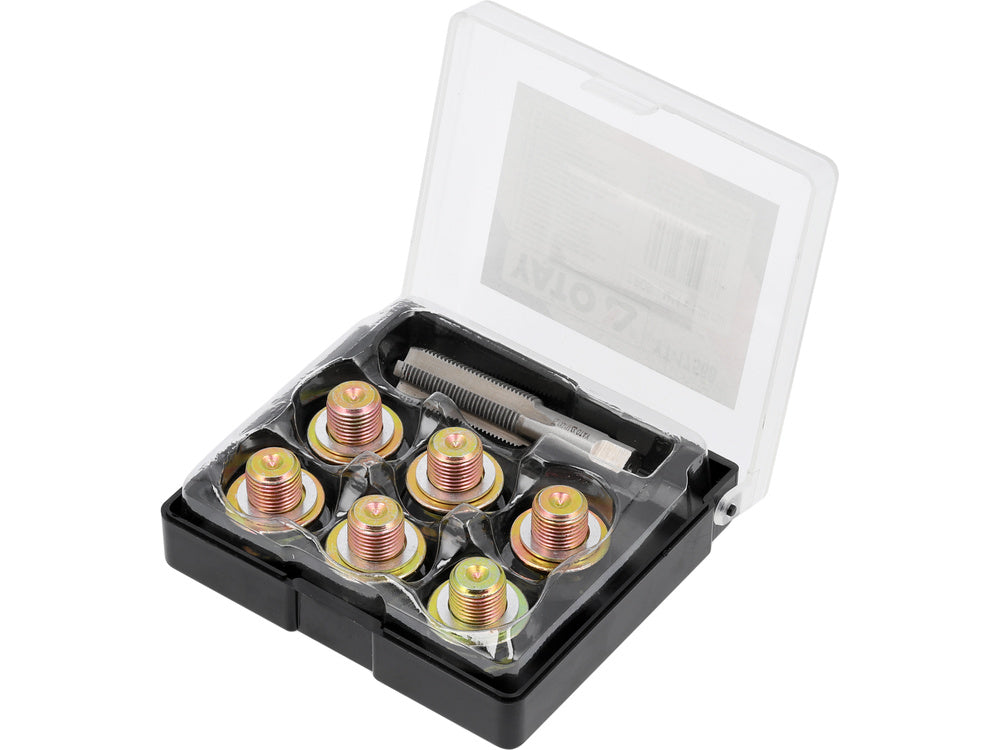SET REPARAT BUSOANE YATO YT-17568 BAIE DE ULEI M14X1.25MM, 7 PIESE