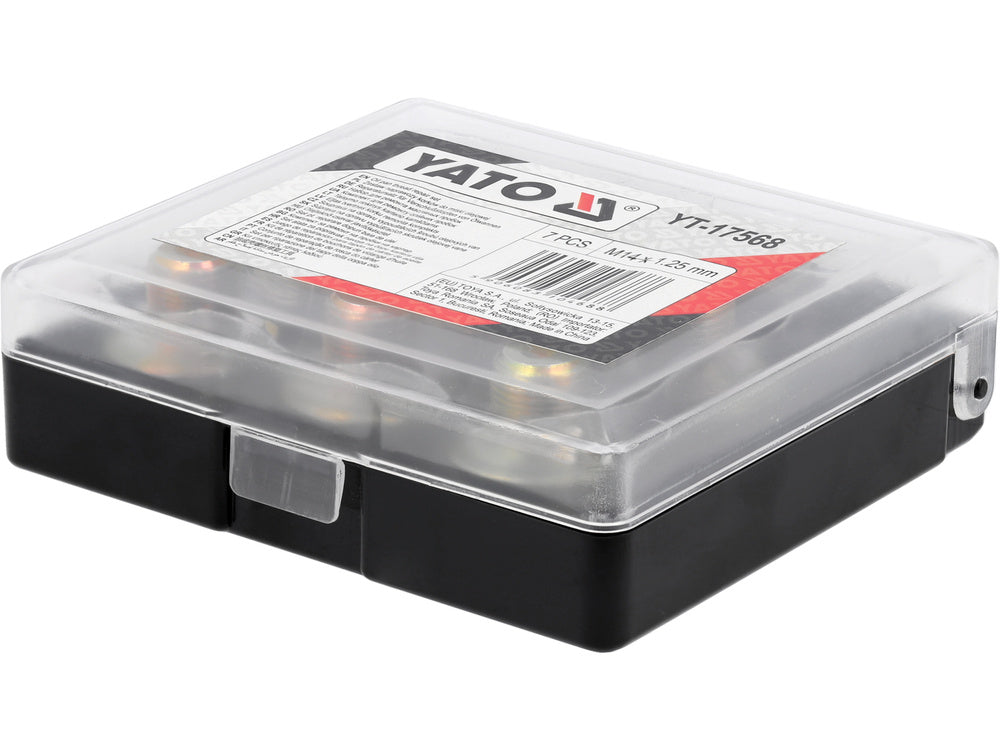 SET REPARAT BUSOANE YATO YT-17568 BAIE DE ULEI M14X1.25MM, 7 PIESE
