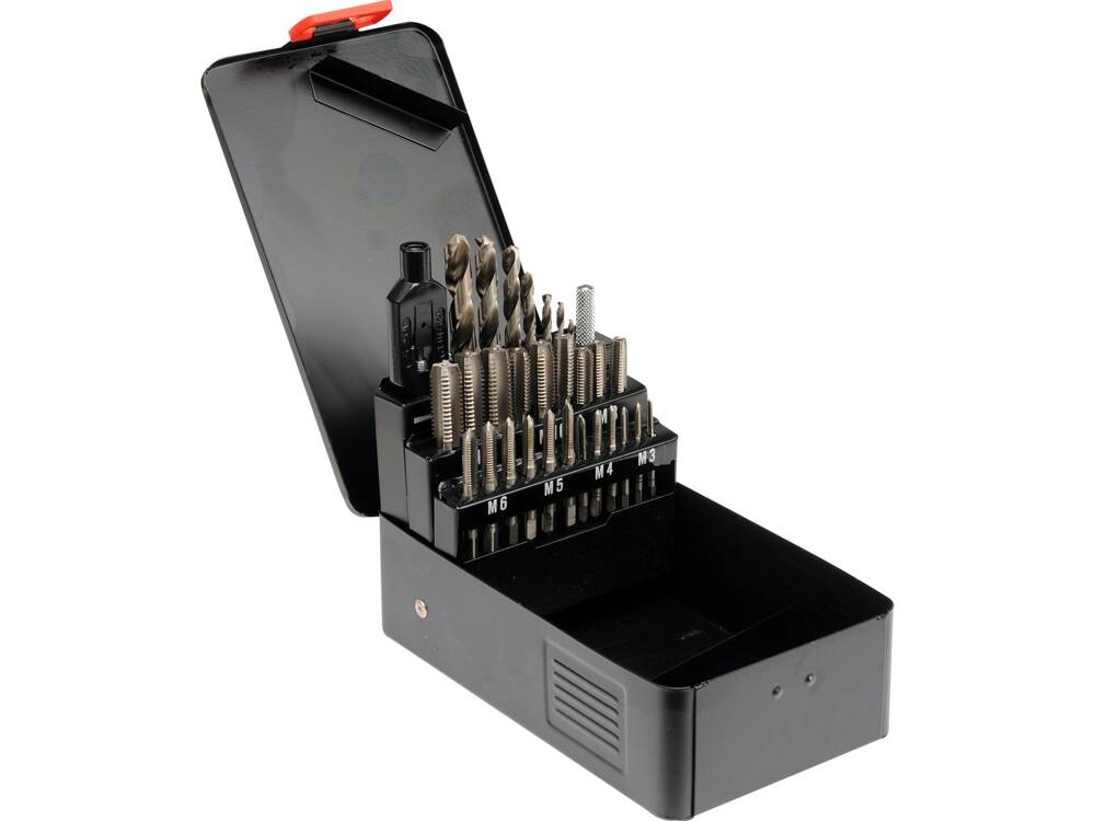 HSS menetfúró készlet YATO YT-2977 M3-12, 29 részes