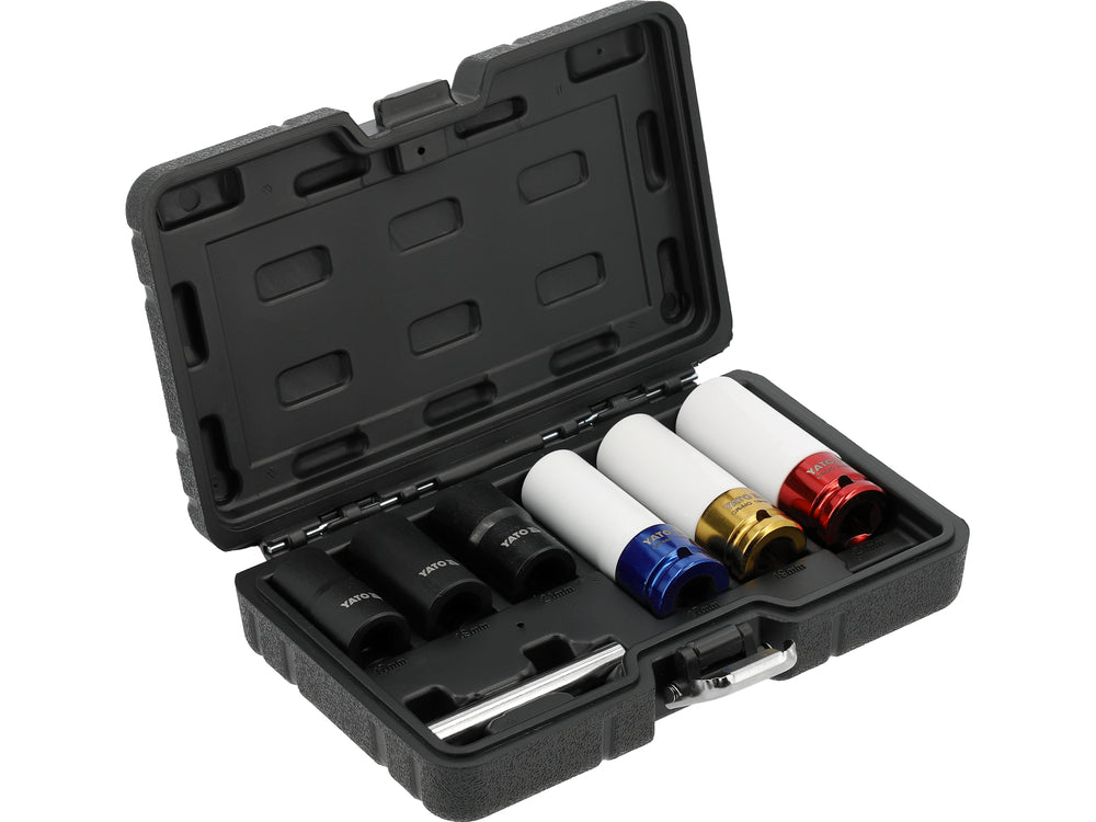 SET TUBULARE PT JANTE ALIAJ 1/2" 7 BUC Yato YT-10559