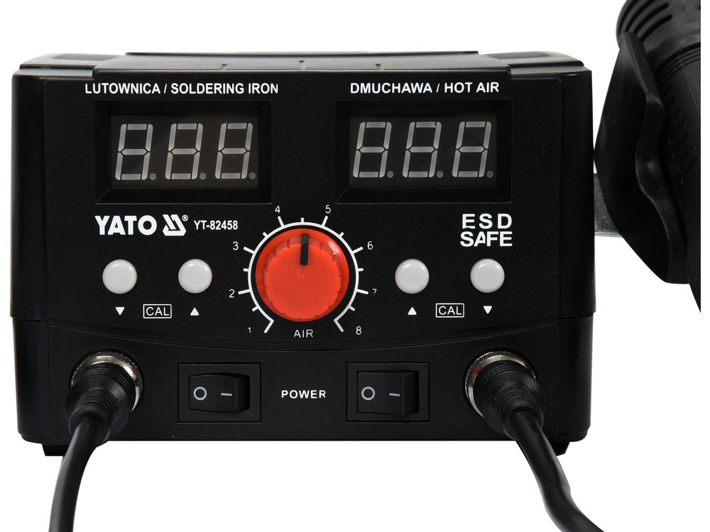 STATIE DE LIPIT YATO YT-82458 2 IN 1, APARAT LIPIT 75W + PISTOL AER CALD 750W