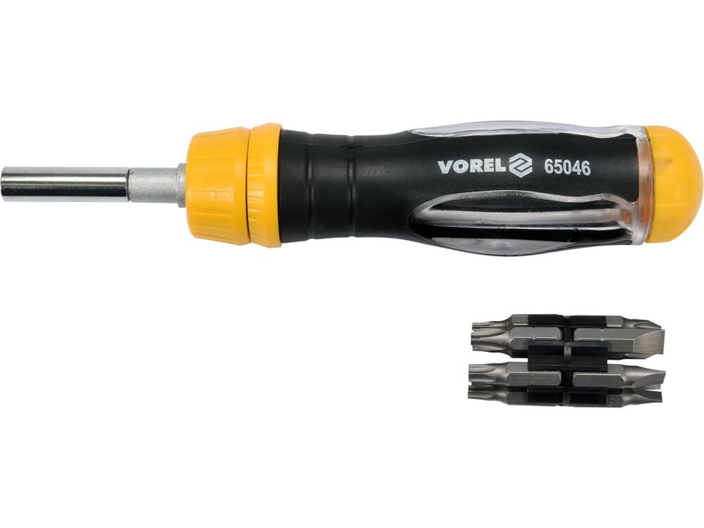 TELESZKÓPOS CSAVARHÚZÓ VOREL 65046 BITEKKEL, 13 DB