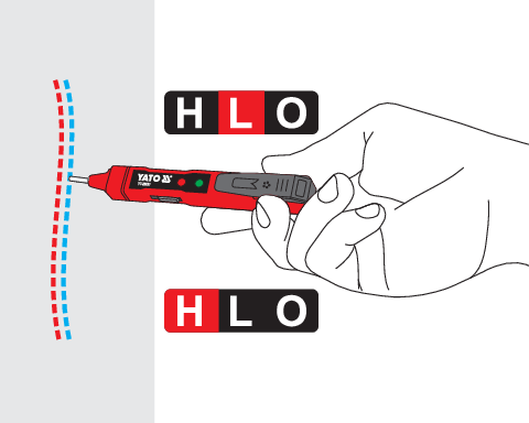 TESTER DIGITAL UNIVERSAL YATO YT-28631 PENTRU TENSIUNE