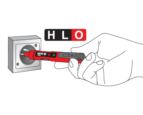 TESTER DIGITAL UNIVERSAL YATO YT-28631 PENTRU TENSIUNE