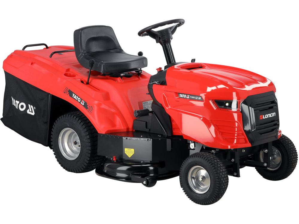 TRACTORAȘ de TUNS IARBA Yato YT-85552 , Motor LONCIN , Pornire electrică , 452 cm3 , 10,88 CP