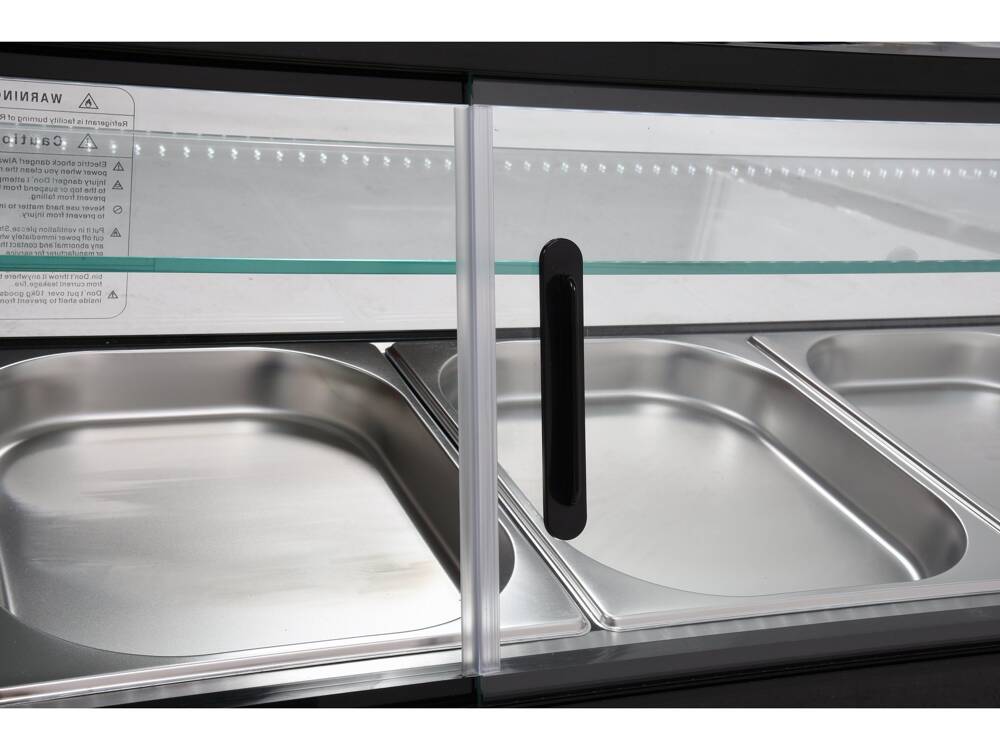 VITRINA FIRGORIFICA 5X1/2GN, YATO YG-05007 175X39X37CM