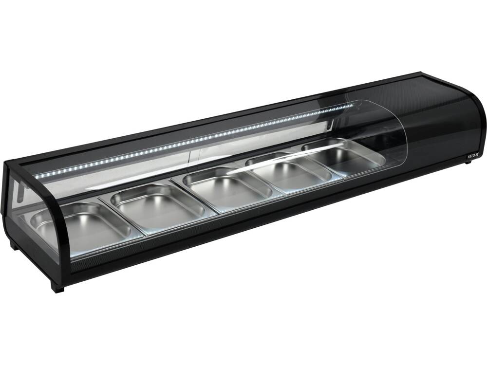 VITRINA FIRGORIFICA 5X1/2GN, YATO YG-05005 180X42X29,5CM