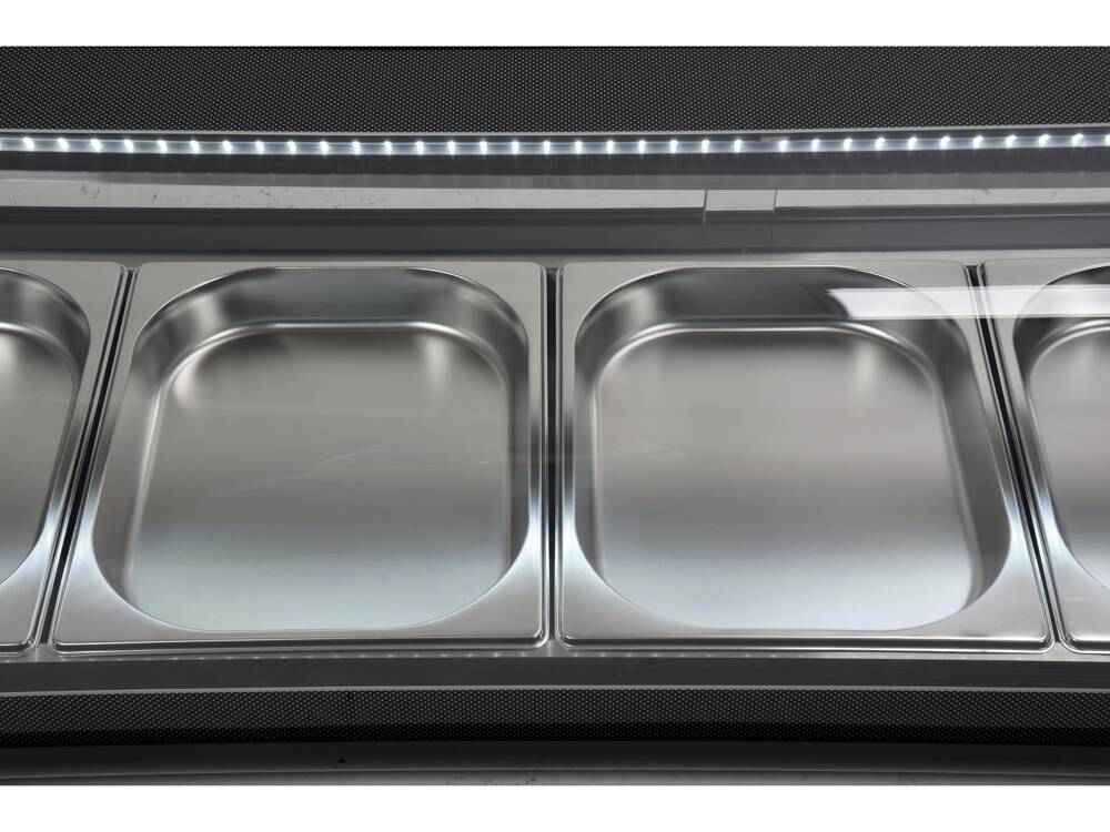 VITRINA FIRGORIFICA 5X1/2GN, YATO YG-05005 180X42X29,5CM