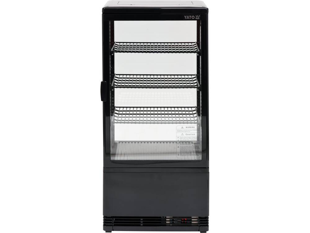 HŰTŐVITRIN 78L YATO YG-05056 42X38X96CM - FEKETE
