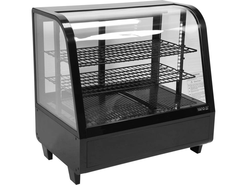 VITRINA FIRGORIFICA DE YATO YG-05020 PREZENTARE, 100L 68X45X67CM - NEGRU