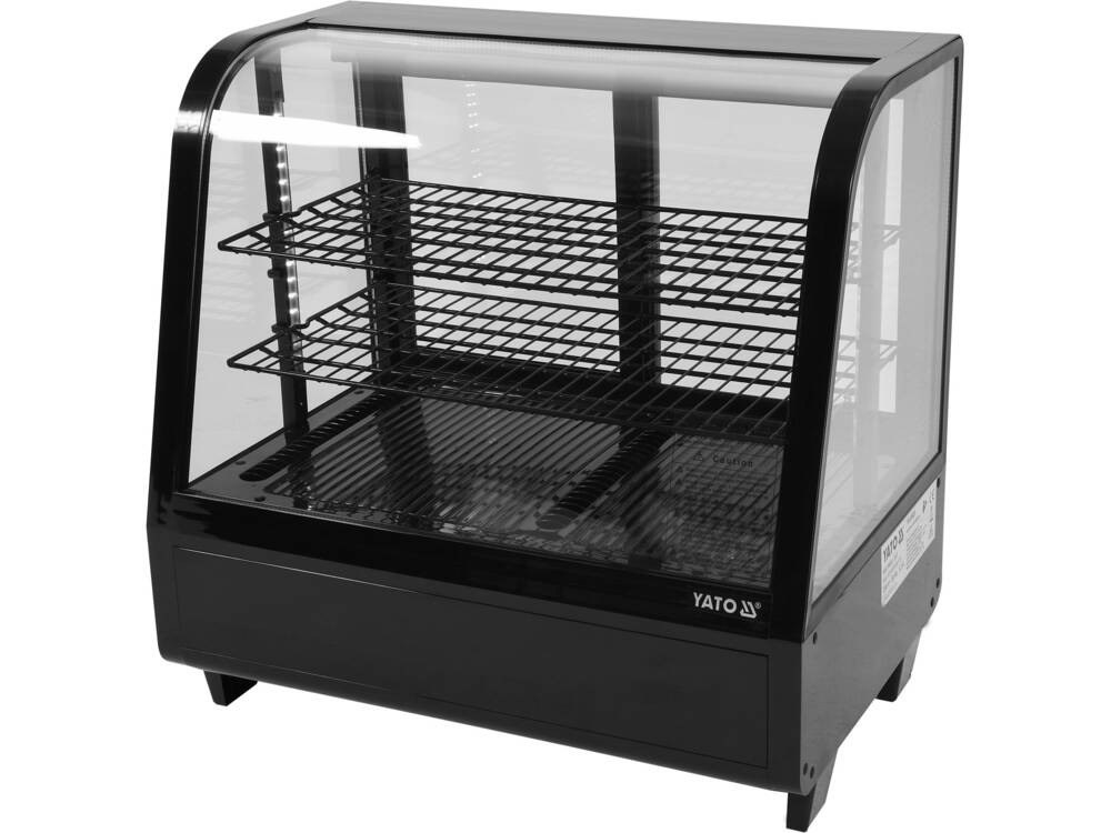 VITRINA FIRGORIFICA DE YATO YG-05020 PREZENTARE, 100L 68X45X67CM - NEGRU
