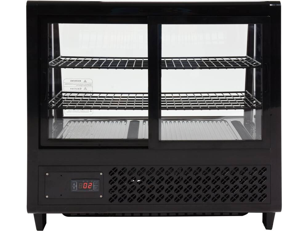 VITRINA FIRGORIFICA DE YATO YG-05020 PREZENTARE, 100L 68X45X67CM - NEGRU