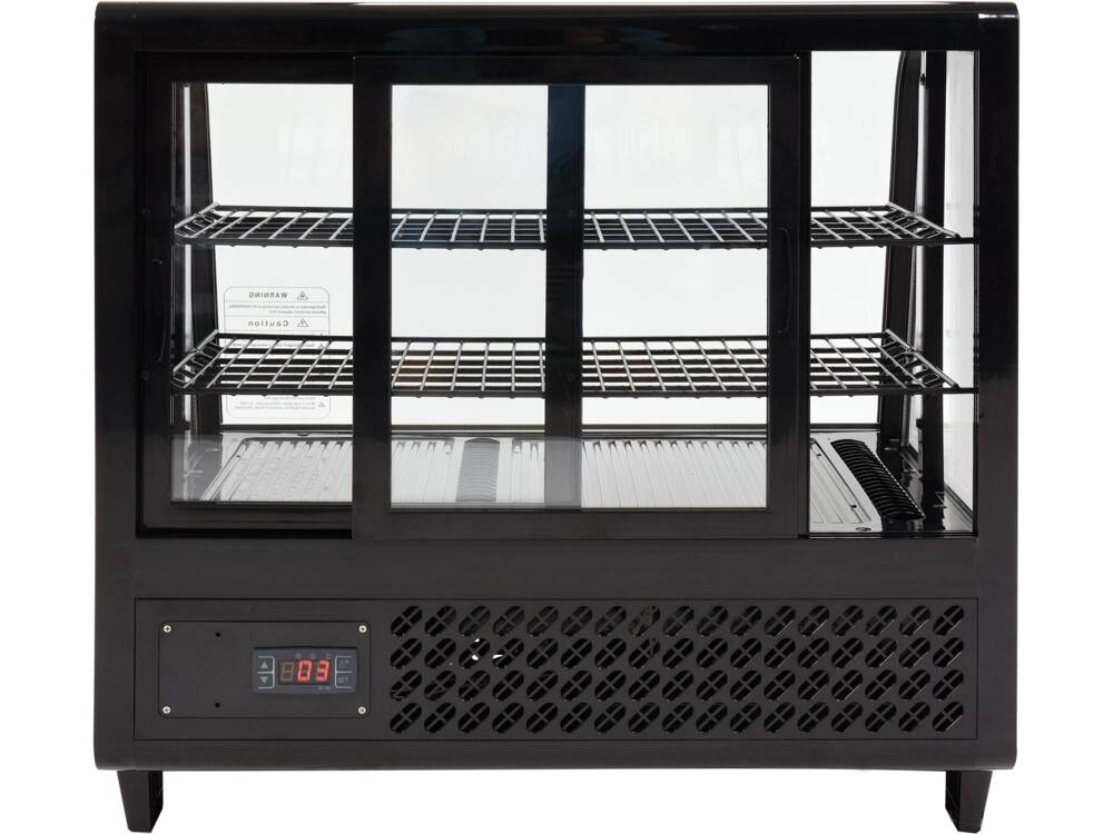VITRINA FIRGORIFICA DE YATO YG-05020 PREZENTARE, 100L 68X45X67CM - NEGRU