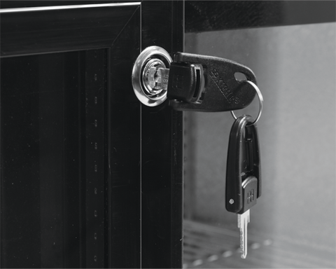 VITRINA PENTRU STICLE, YATO YG-05356 2 USI CULISABILE, 200W, 227L, 920X515X905MM