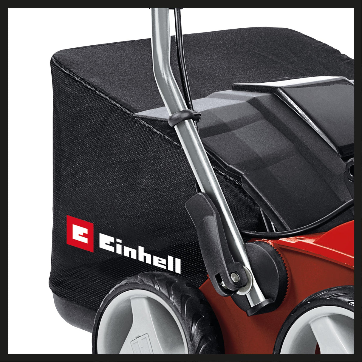 Scarificator - aerator electric Einhell GE - SA 1435 (1400 W, latime de lucru 35 cm, adancime de lucru 3–9 mm, ghidon reglabil pe inaltime, sac de colectare 28 L, incl. rola de aerare Einhell - scule electrice si unelte profesionale - BricoMart