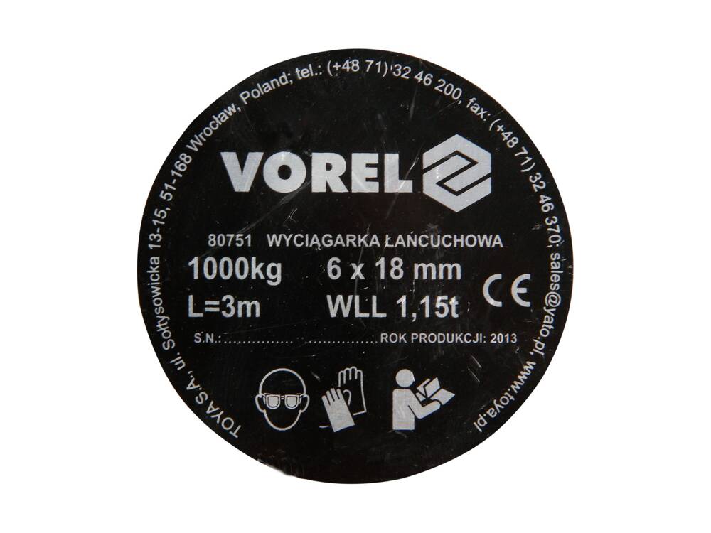 SCRIPETE VOREL 80751 1000KG VOREL - scule electrice si unelte profesionale - BricoMart