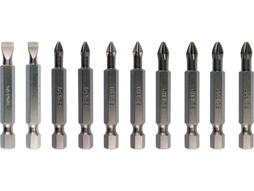 SET 10 BITI YATO YT-04832 PH1,2,PZ1,2, 1/4, 50MM YATO - scule electrice si unelte profesionale - BricoMart