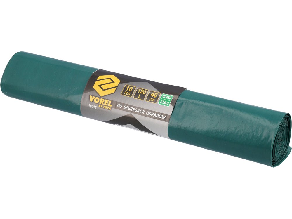 Set 10 saci pentru deseuri din sticla VOREL 10012, 120 L, 40 µm - imagine 3