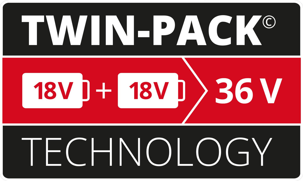 Set 2 acumulatori Einhell PXC Twinpack 2.5 Ah Power X - Change, Li - Ion, 18 V, 2x baterii de 2.5 Ah, universala pentru toate dispozitivele PXC, gestionare proactiva a bateriei, cicluri de incarcare personalizate Einhell - scule electrice si unelte profesionale - BricoMart