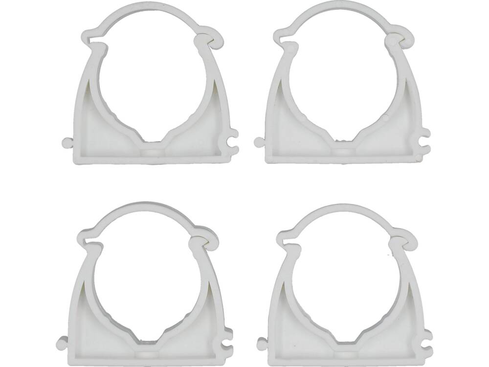 SET 4 CLEME VOREL 54837 BLOCABILE SUPORT TEAVA PVC, PE, PE-X, PP, PB, 40MM VOREL - scule electrice si unelte profesionale - BricoMart