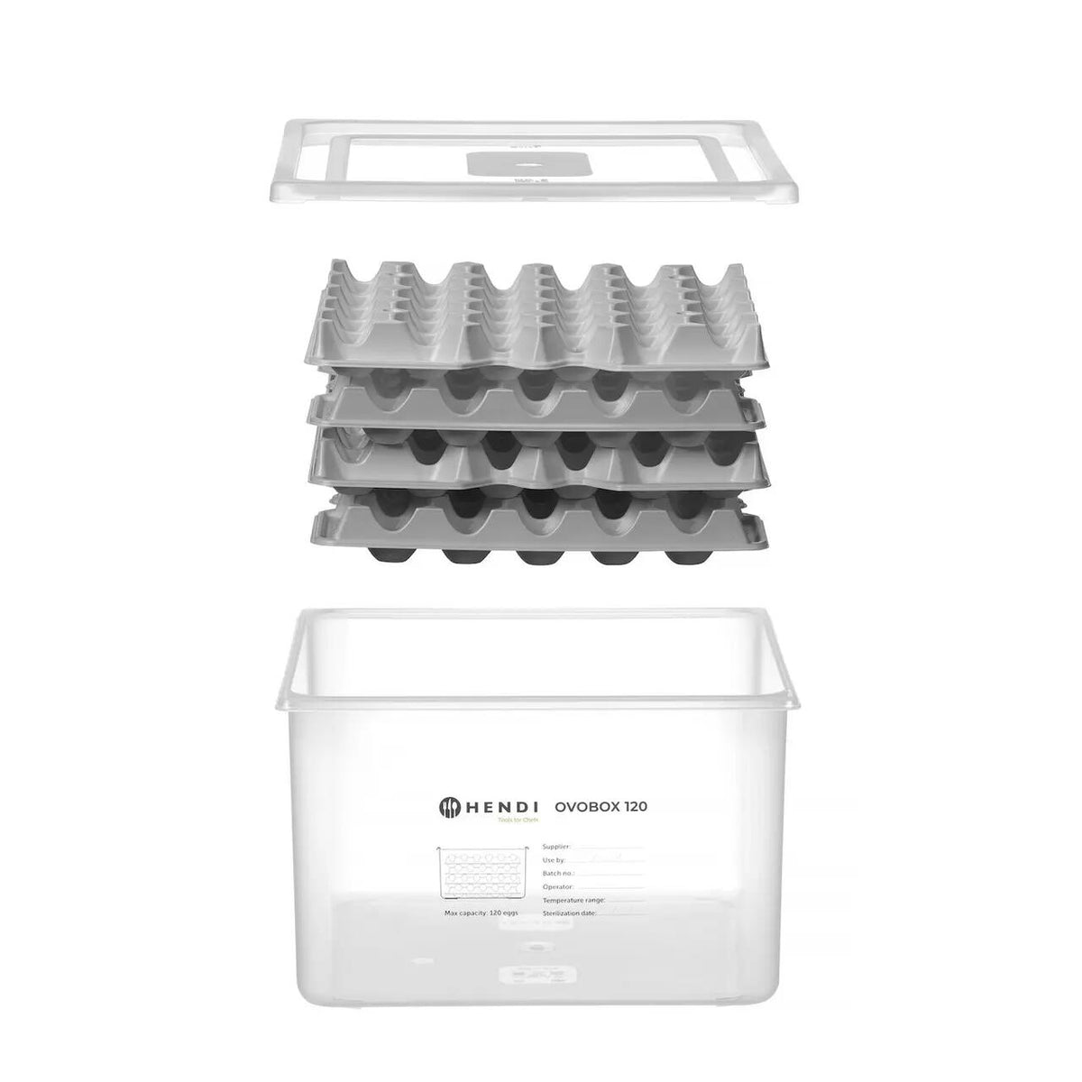 Set 4 tavi oua pentru OVOBOX 120, HENDI, 291x288x(H)41mm