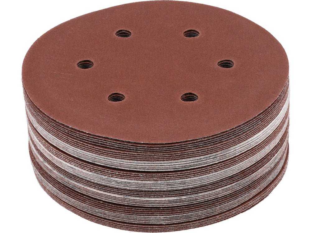 SET 50 DISCURI ABRAZIVE VELCRO, 150MM, 6 GAURI, P150 Yato YT - 834586 Yato - scule electrice si unelte profesionale - BricoMart