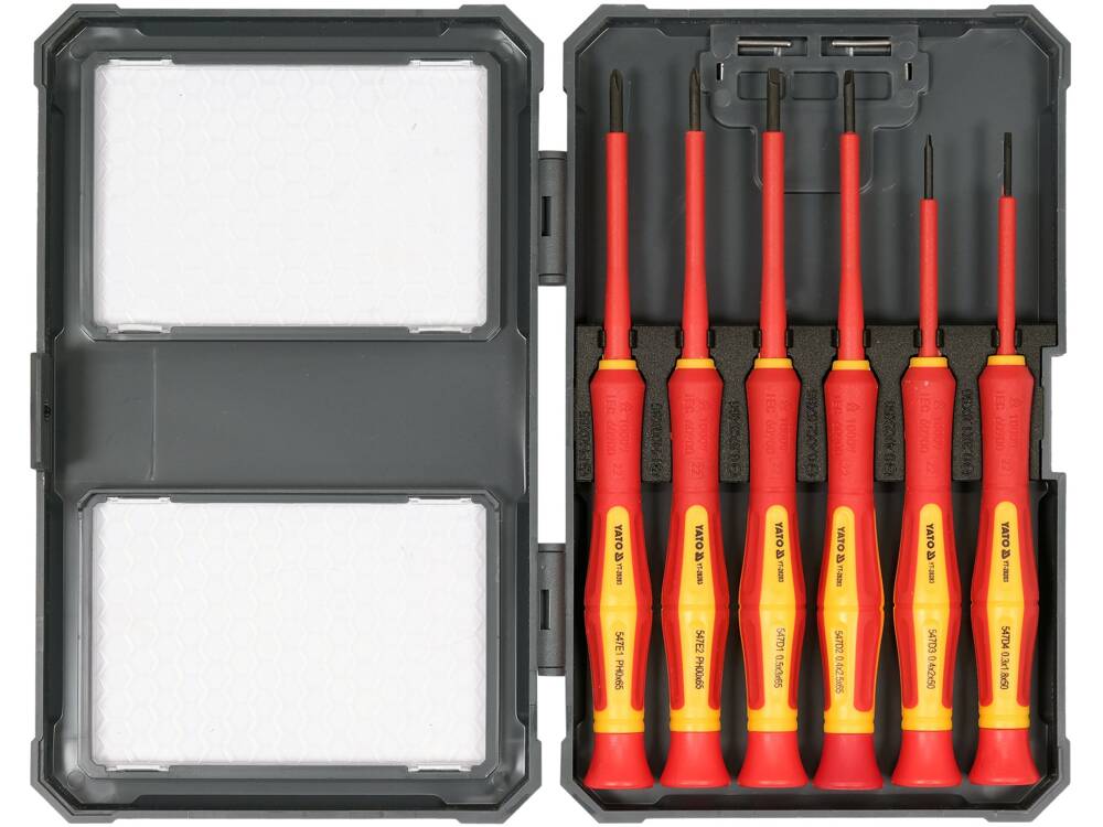 SET 6 SURUBELNITE YATO YT-28283 DE PRECIZIE VDE YATO - scule electrice si unelte profesionale - BricoMart