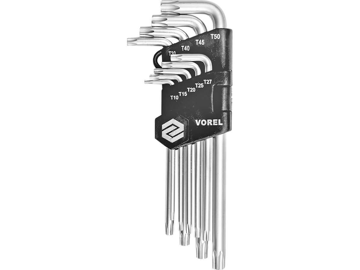 SET 9 CHEI VOREL 56478 TORX 9 BUC T10-T50 VOREL - scule electrice si unelte profesionale - BricoMart
