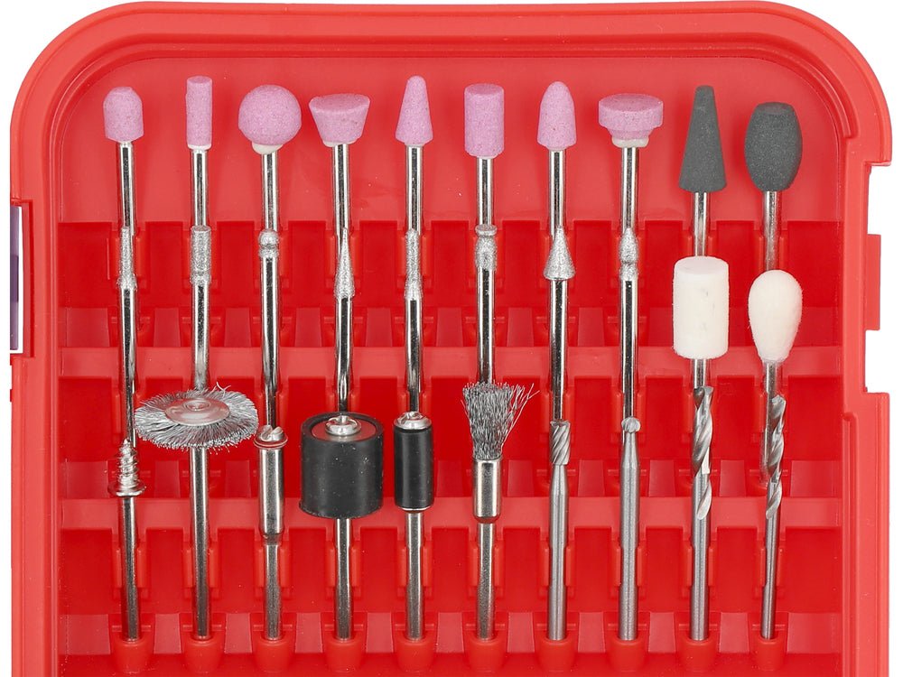 SET ACCESORII MINI FREZA, 157 PIESE Yato YT - 34670 - 3,2 mm, 2,3 mm, 7 x 12, 7 mm Yato - scule electrice si unelte profesionale - BricoMart