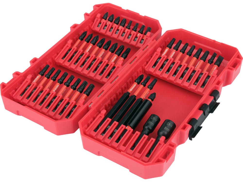 Set biti de impact YATO YT-78076, 39 buc. - imagine 2