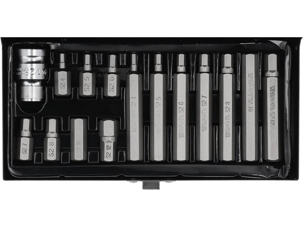 SET BITI HEXAGON YATO YT-0413 15 PIESE YATO - scule electrice si unelte profesionale - BricoMart