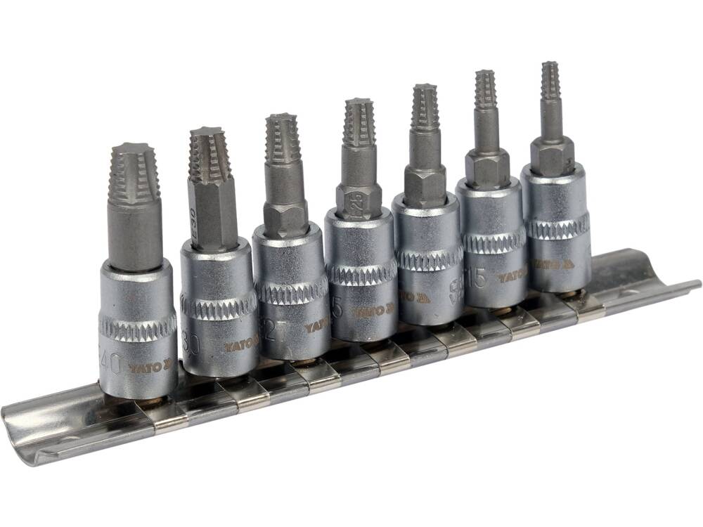 SET BITI PENTRU YATO YT-04581 SURUBURI TORX DETERIORATE, 7 PIESE YATO - scule electrice si unelte profesionale - BricoMart
