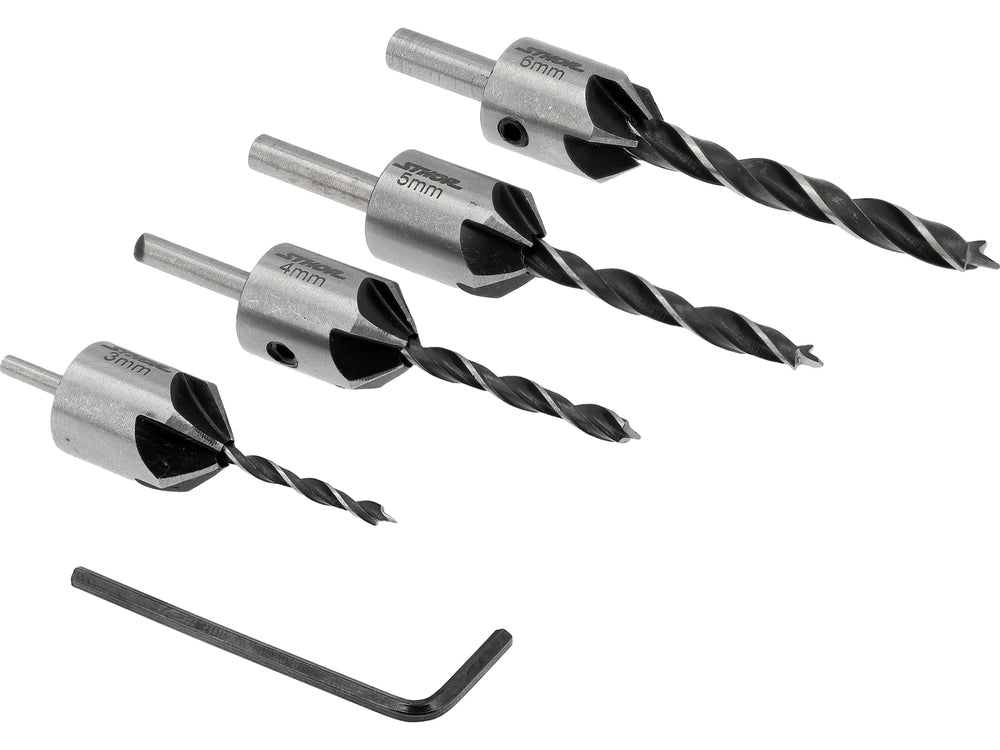 SET BURGHIE CU ZENCUITOR, 5 PIESE Sthor 22720 Sthor - scule electrice si unelte profesionale - BricoMart