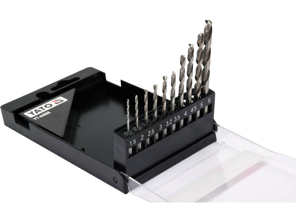 SET BURGHIE METAL, YATO YT-44888 PRINDERE HEXAGONALA, 1,5-6,0MM, 10 PIESE YATO - scule electrice si unelte profesionale - BricoMart
