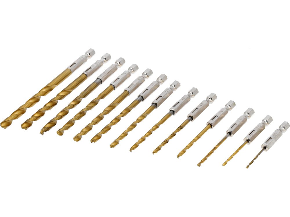 SET BURGIE PT METAL PRINDERE HEX, 13 BUC Sthor 21655 Sthor - scule electrice si unelte profesionale - BricoMart