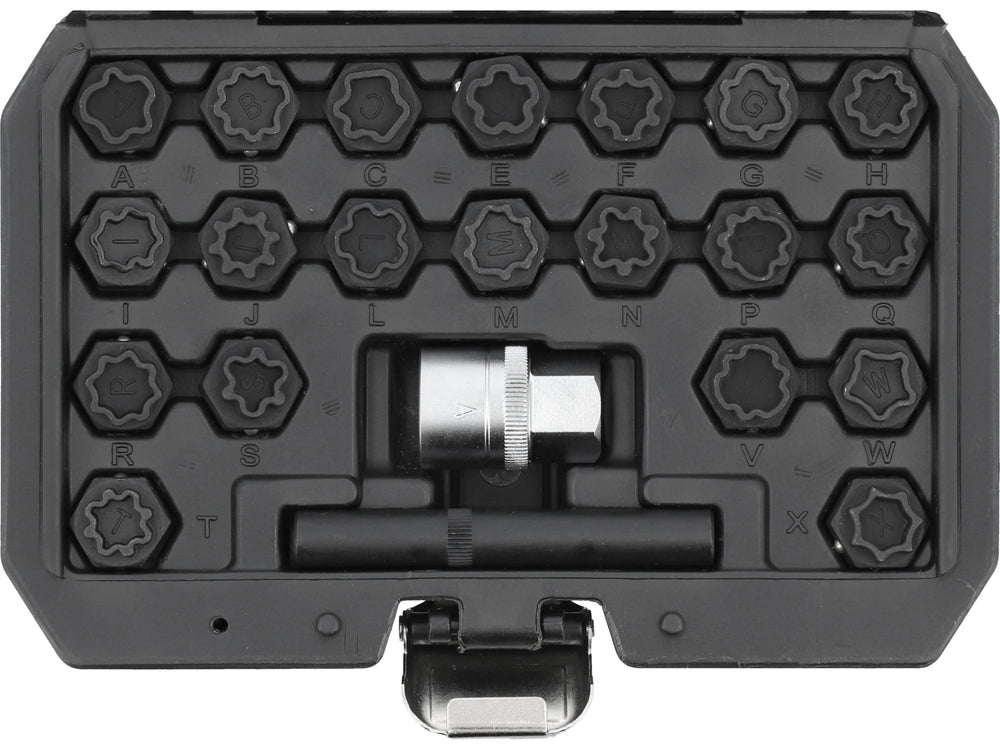 SET CHEI ANTIFURT JANTE AUDI, 22 PIESE Yato YT - 060304 Yato - scule electrice si unelte profesionale - BricoMart