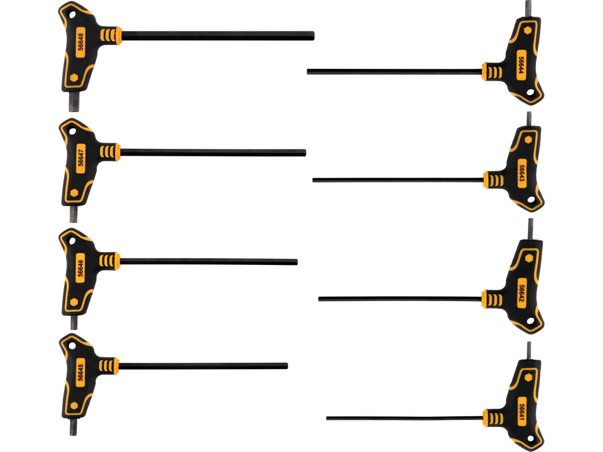 SET CHEI HEXAGONALE VOREL 56649 CU MANER, 8 PIESE VOREL - scule electrice si unelte profesionale - BricoMart