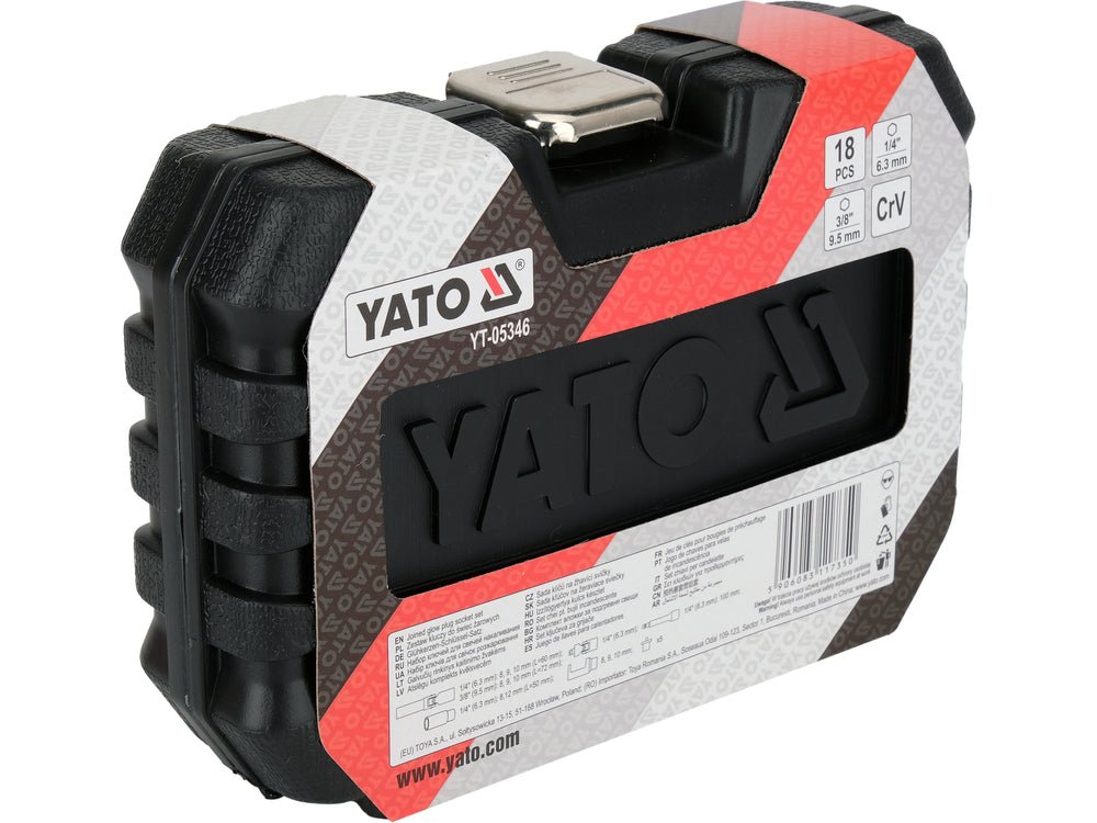 SET CHEIE TUBULARE PT BUJII Yato YT - 05346 BricoMart - scule electrice si unelte profesionale - BricoMart