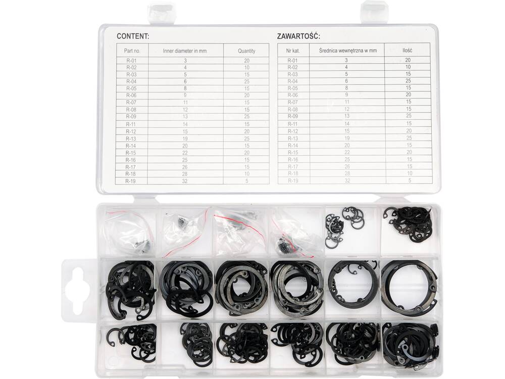 SET COLIERE ZEGGER YATO YT-06881 INTERIOR, 300 BUC YATO - scule electrice si unelte profesionale - BricoMart