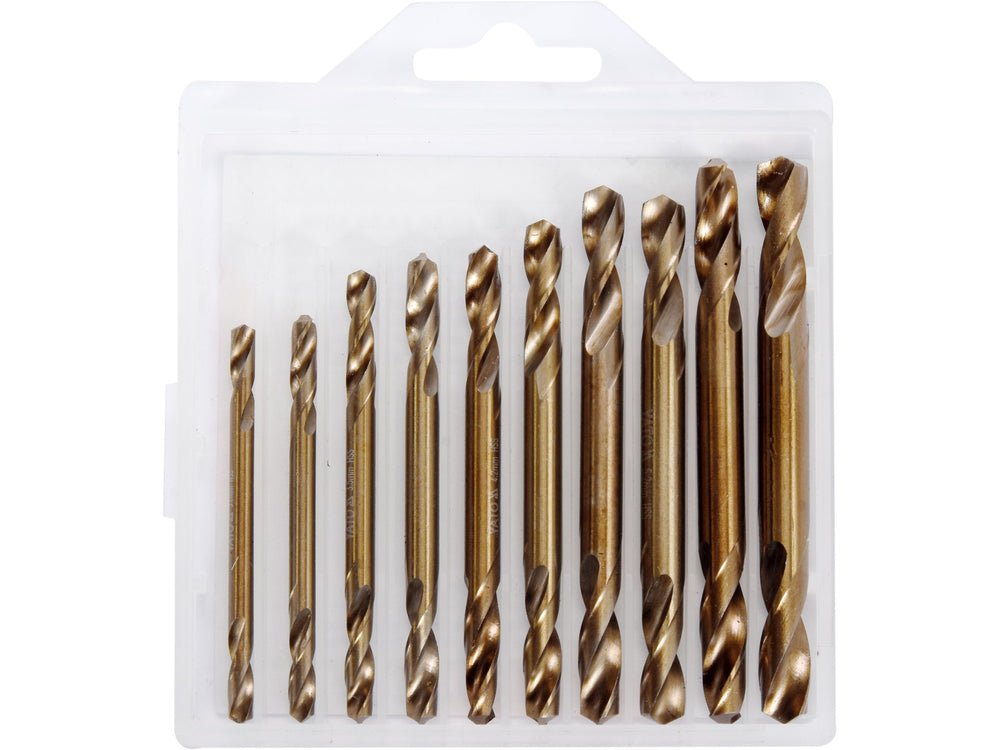 SET DE BURGHIE CU DOUA CAPETE PENTRU METAL 3.0 - 6.0MM, 10 BUC. Yato YT - 40025 - 6,0 mm, rezistent Yato - scule electrice si unelte profesionale - BricoMart