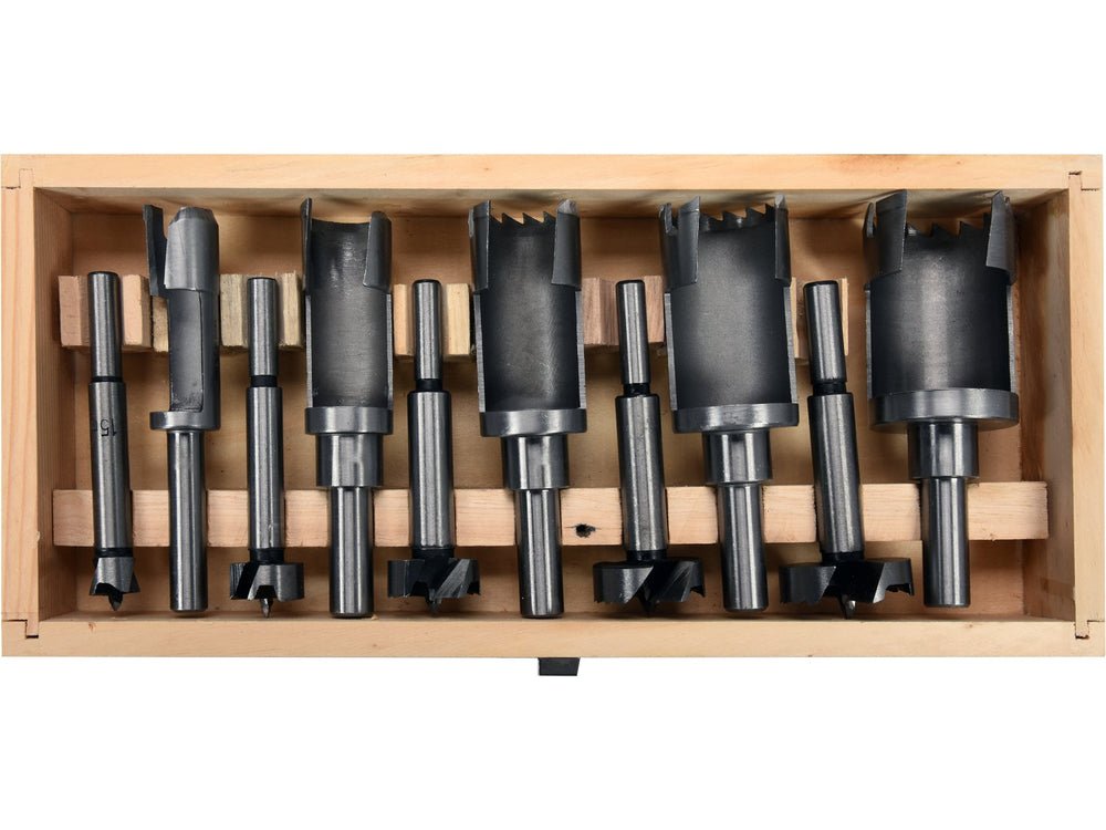 SET FREZE PT CEPURI LEMN 15 - 35MM, 10BUC Yato YT - 33837 - Seturi burghie si dalti, 110 mm, 90 mm, 35 mm Yato - scule electrice si unelte profesionale - BricoMart