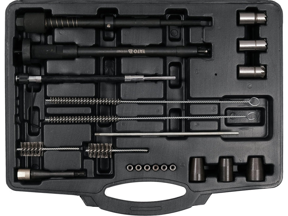 SET SCULE INTRETINERE/FREZARE YATO YT-17627 SCAUN INJECTOR, 21 PIESE YATO - scule electrice si unelte profesionale - BricoMart