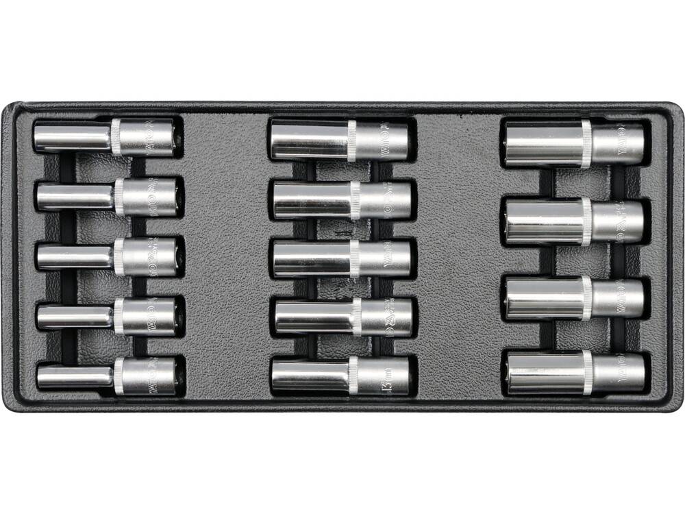 SET TUBULARE ADANCI YATO YT-5539 14 BUC, 8-21MM, PENTRU YT-5530 YATO - scule electrice si unelte profesionale - BricoMart