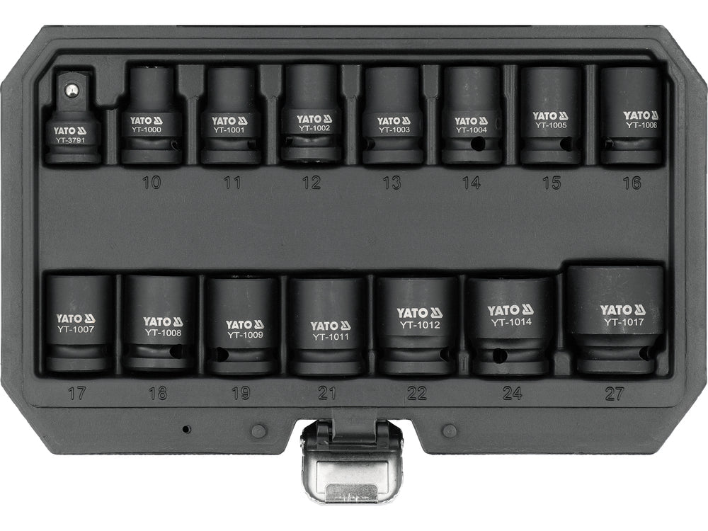 SET TUBULARE IMPACT 1/2" Yato YT - 10253 Yato - scule electrice si unelte profesionale - BricoMart
