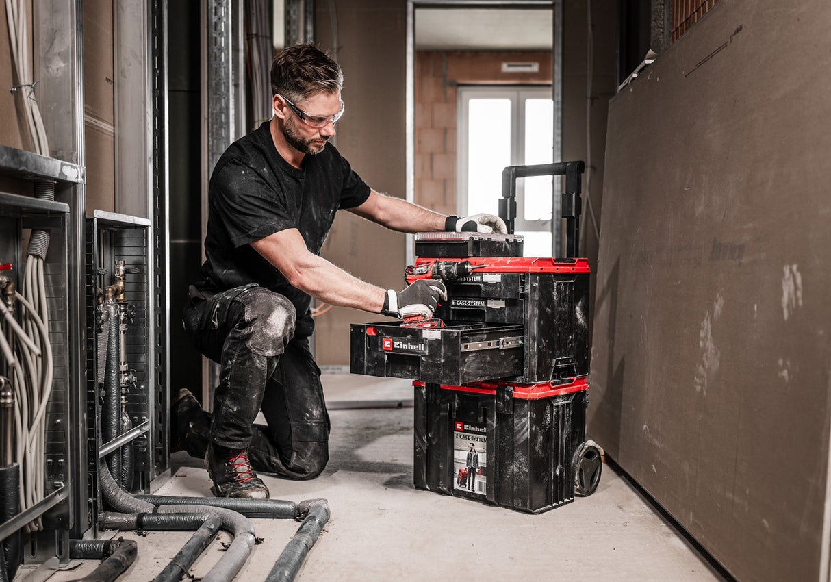Sistem de cutii de transport Einhell E - Case Schubladenkoffer BricoMart - scule electrice si unelte profesionale - BricoMart