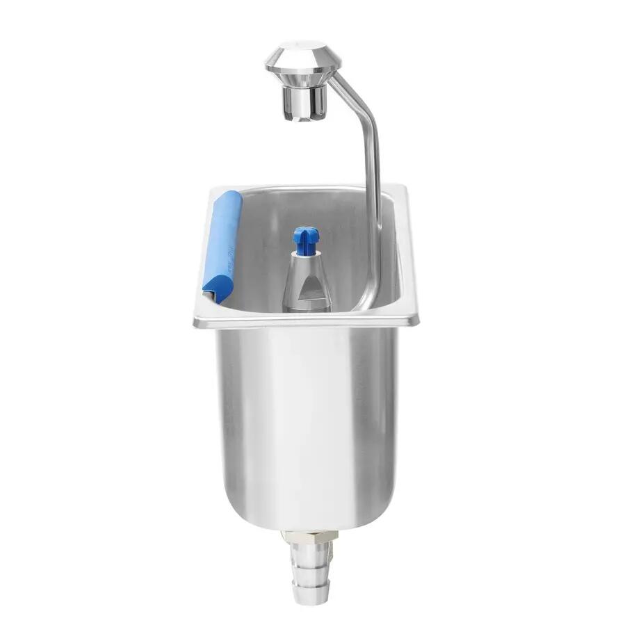 Sistem de spalare HENDI pentru accesorii preparare inghetata, Stöckel, 220x120x(H)90 mm