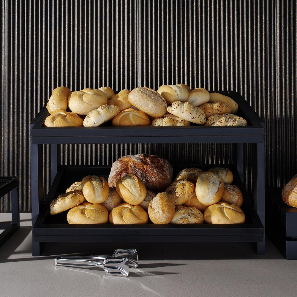 Stand / Suport Madeira Black cu 2 niveluri 574x323x441 mm Fine Dine