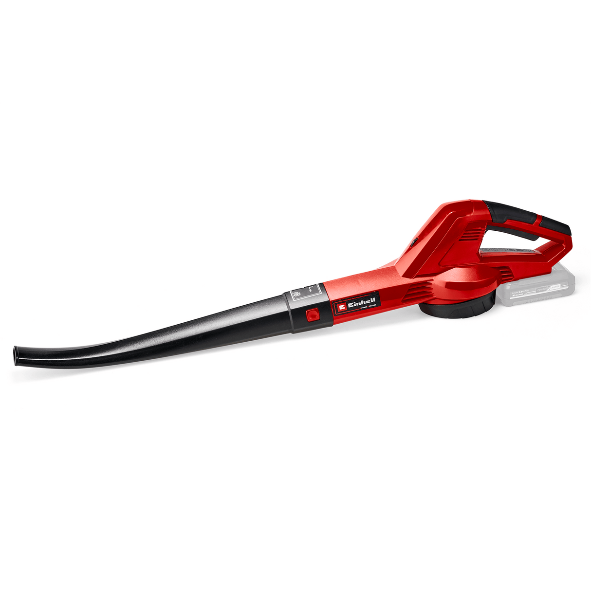 Suflanta de frunze pe acumulator Einhell GC - CL 18 Li E Solo Power X - Change, 18 V, viteza a aerului de 210 km/h, usoara si puternica, control al vitezei, maner moale, fara baterie Einhell - scule electrice si unelte profesionale - BricoMart